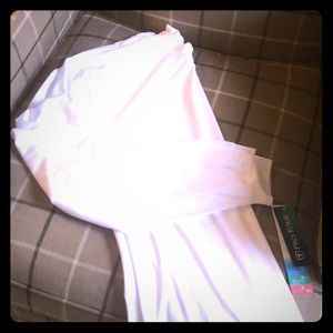 White Mock Collar XL Pro Tour Golf Shirt